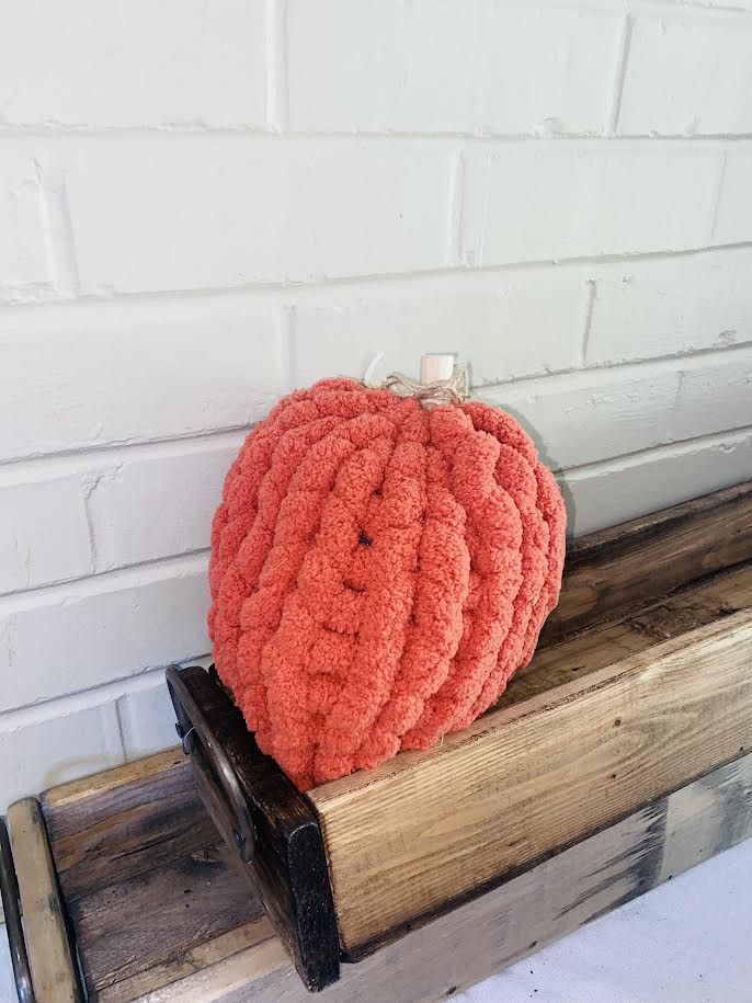 Orange Crochet Pumpkin