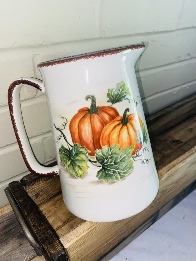 Medium Fall Glass Pitcher