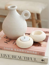 Load image into Gallery viewer, Sandstone tea light holder set of 2
