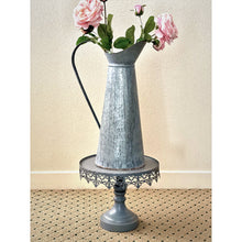 Load image into Gallery viewer, Galvanized Water Pitcher Vase
