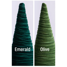 Load image into Gallery viewer, Green Velvet - Handmade Pedestal Velvet Trees
