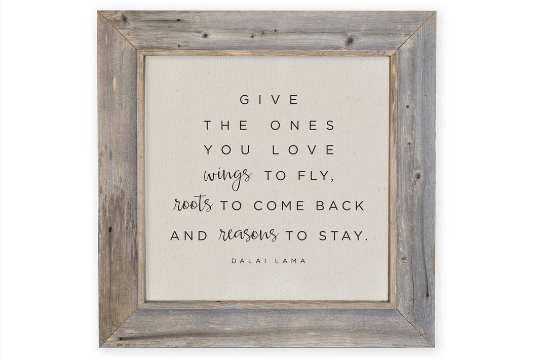 Give The Ones You Love - Rustic Frame