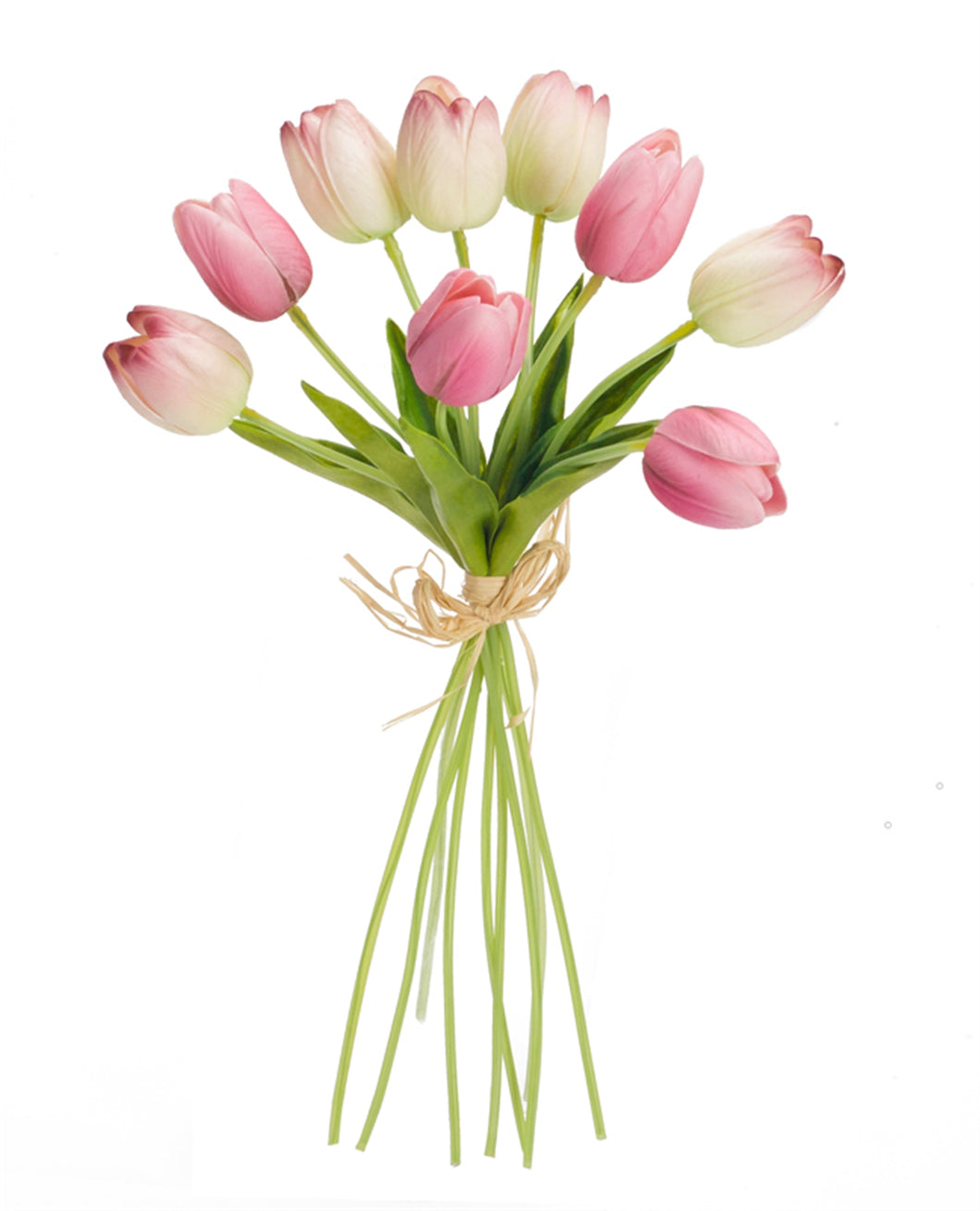 White/Pink Tulip Bundle 15