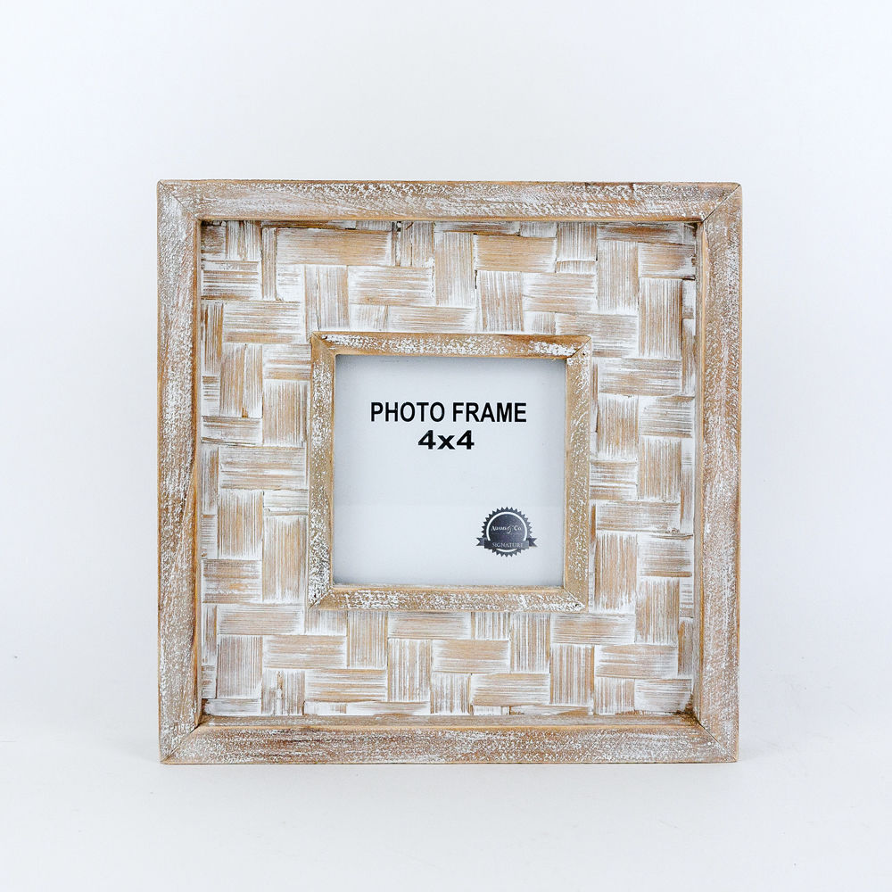 Wooden photo frame (BAMBOO)  (4x4)