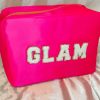 Load image into Gallery viewer, KK GLAM Nylon Cosmetic Bag – XL | PREMADE
