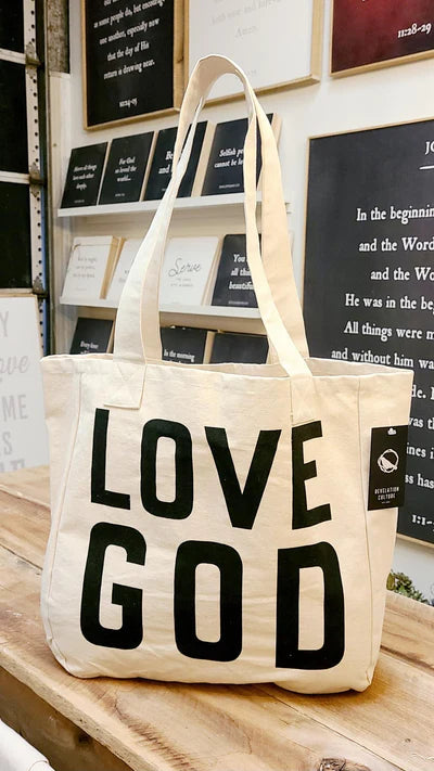 Love God Love Others Tote Bags