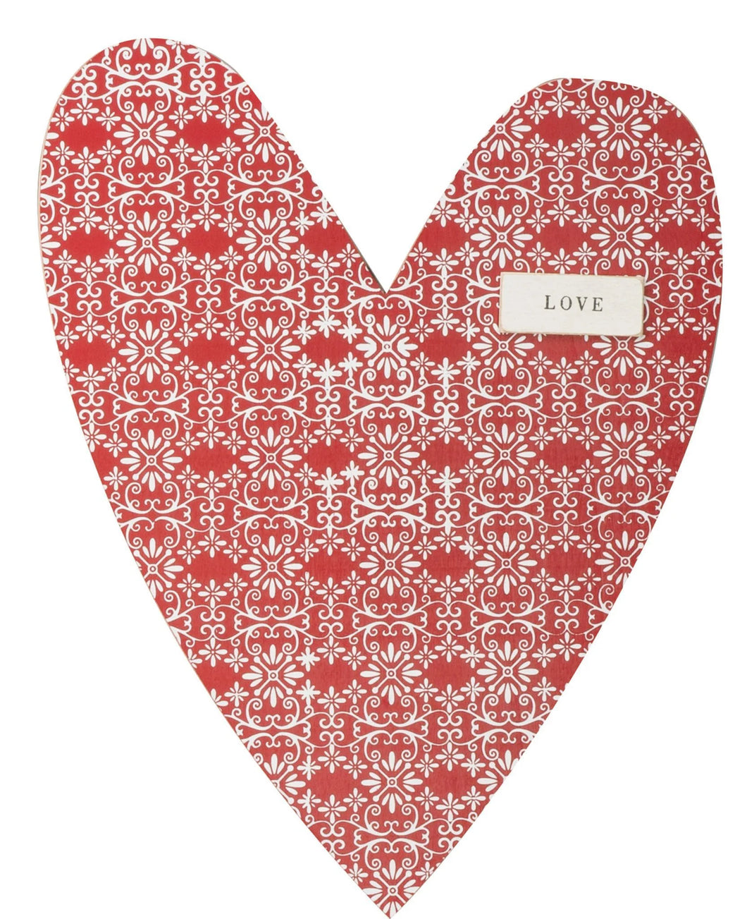 LOVE RED HEART TOPPER