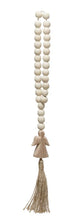 Load image into Gallery viewer, Wood Beads w/Tassels
