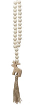 Load image into Gallery viewer, Wood Beads w/Tassels
