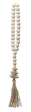 Load image into Gallery viewer, Wood Beads w/Tassels
