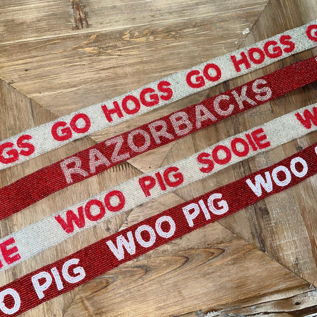 Arkansas Beaded Purse Straps- Click for Available Styles