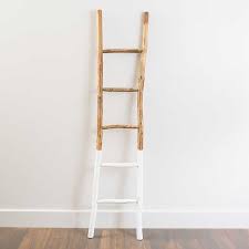 Ladder - White Dipped Blanket Ladder  - 6 ft