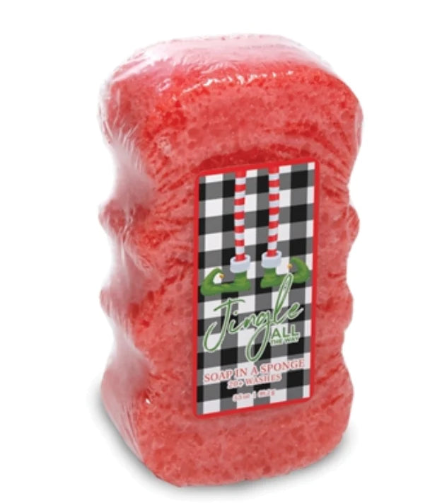 Jingle All The Way Shower Sponge