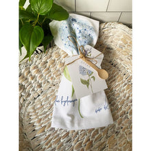 Load image into Gallery viewer, Blue Hydrangea Flour Sack Towel
