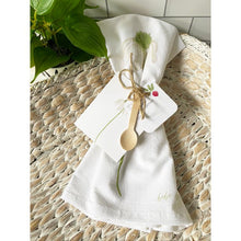 Load image into Gallery viewer, White Swan Coneflower Flour Sack Towel
