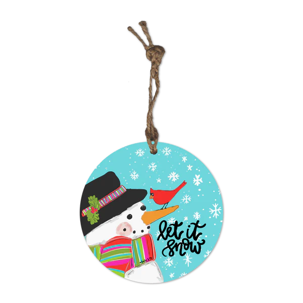 Let it Snow Snowman Ornament