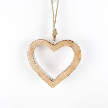 Mango Heart Ornament- Medium