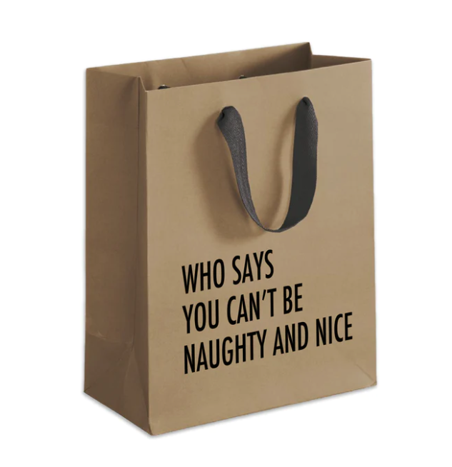 Naughty Nice Gift Bag