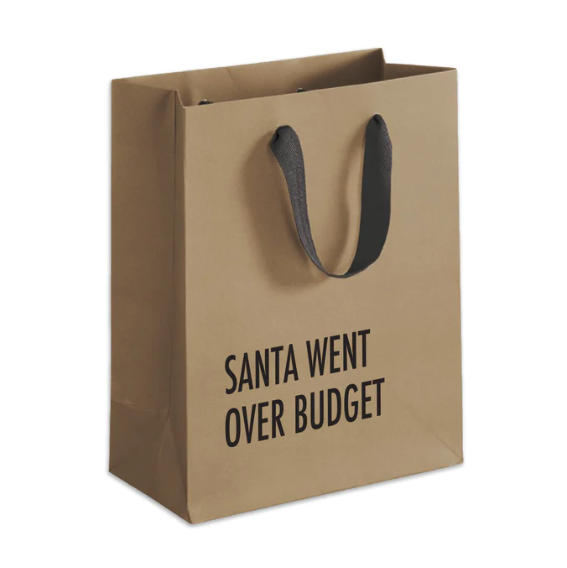 Santa Budget Gift Bag