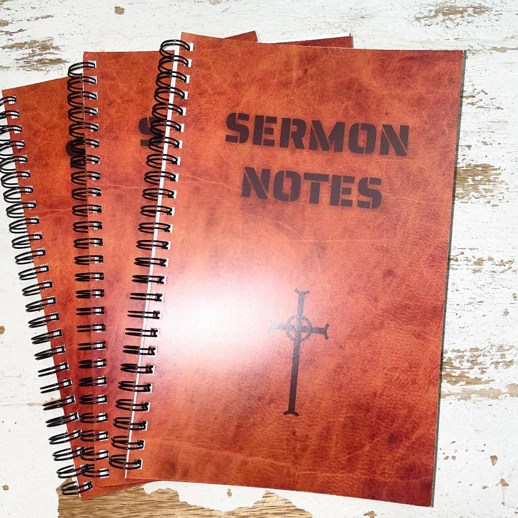 Sermon Notes Journal- Men