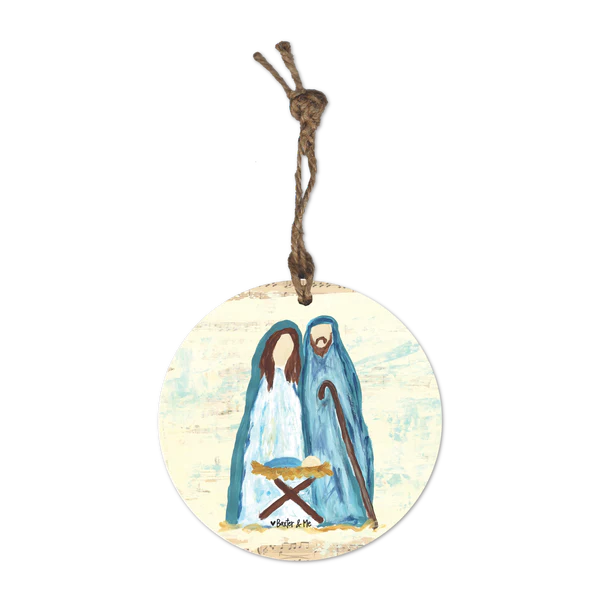 Simple Nativity Ornament