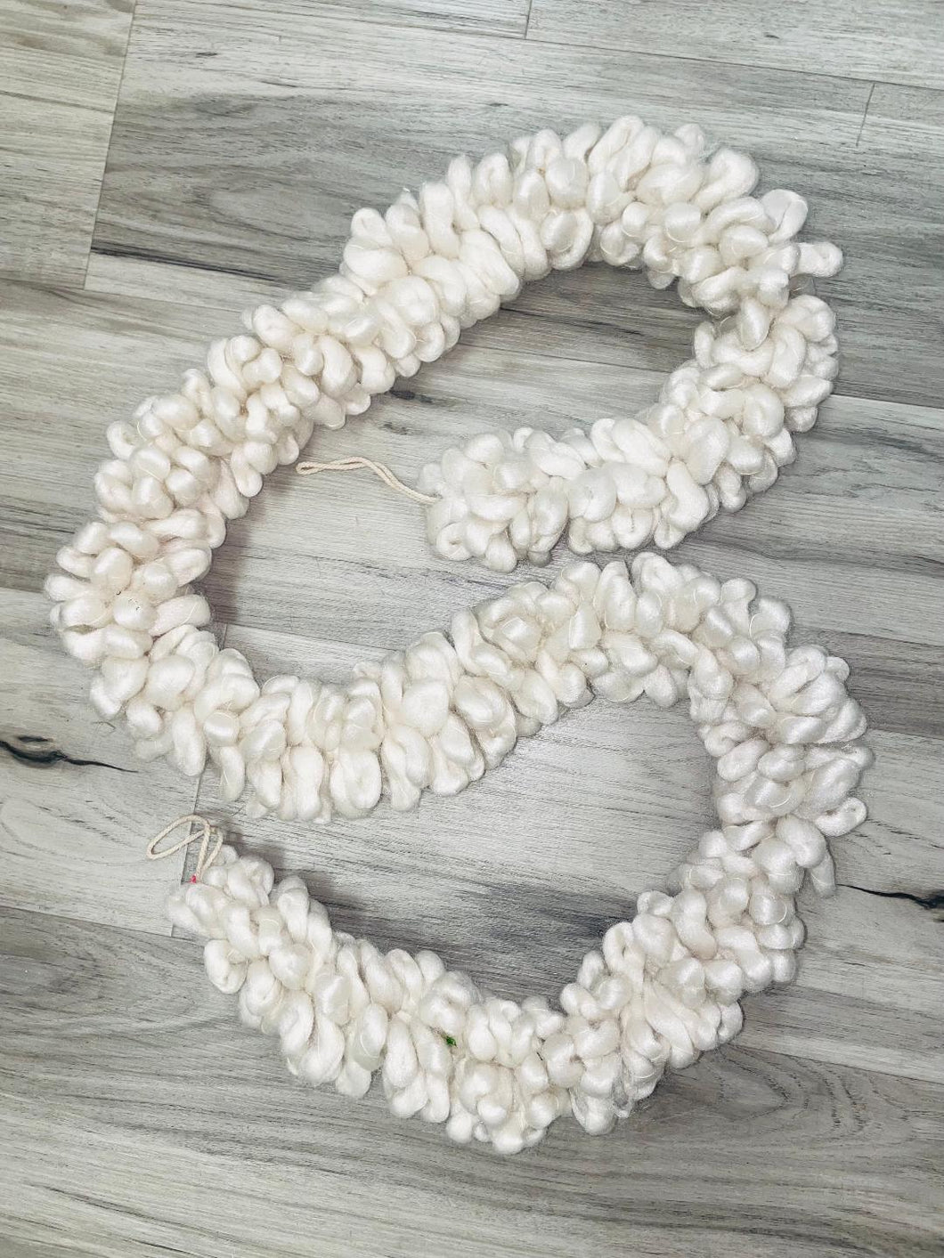 Cream Wool Garland